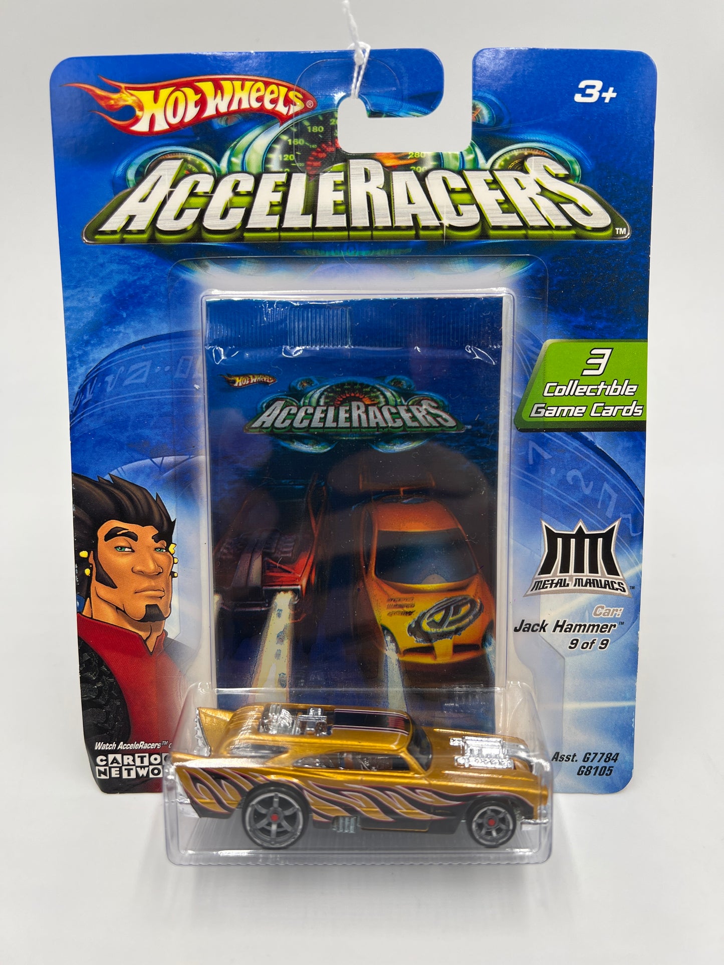 Hot Wheels Acceleracers Metal Maniacs #9 Jack Hammer CM6 Wheels VHTF