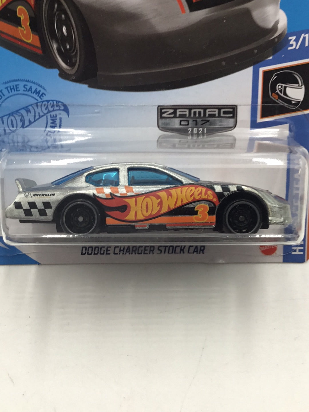 2021 Hot wheels #194 Dodge Charger Stock Car Zamac #17 145H