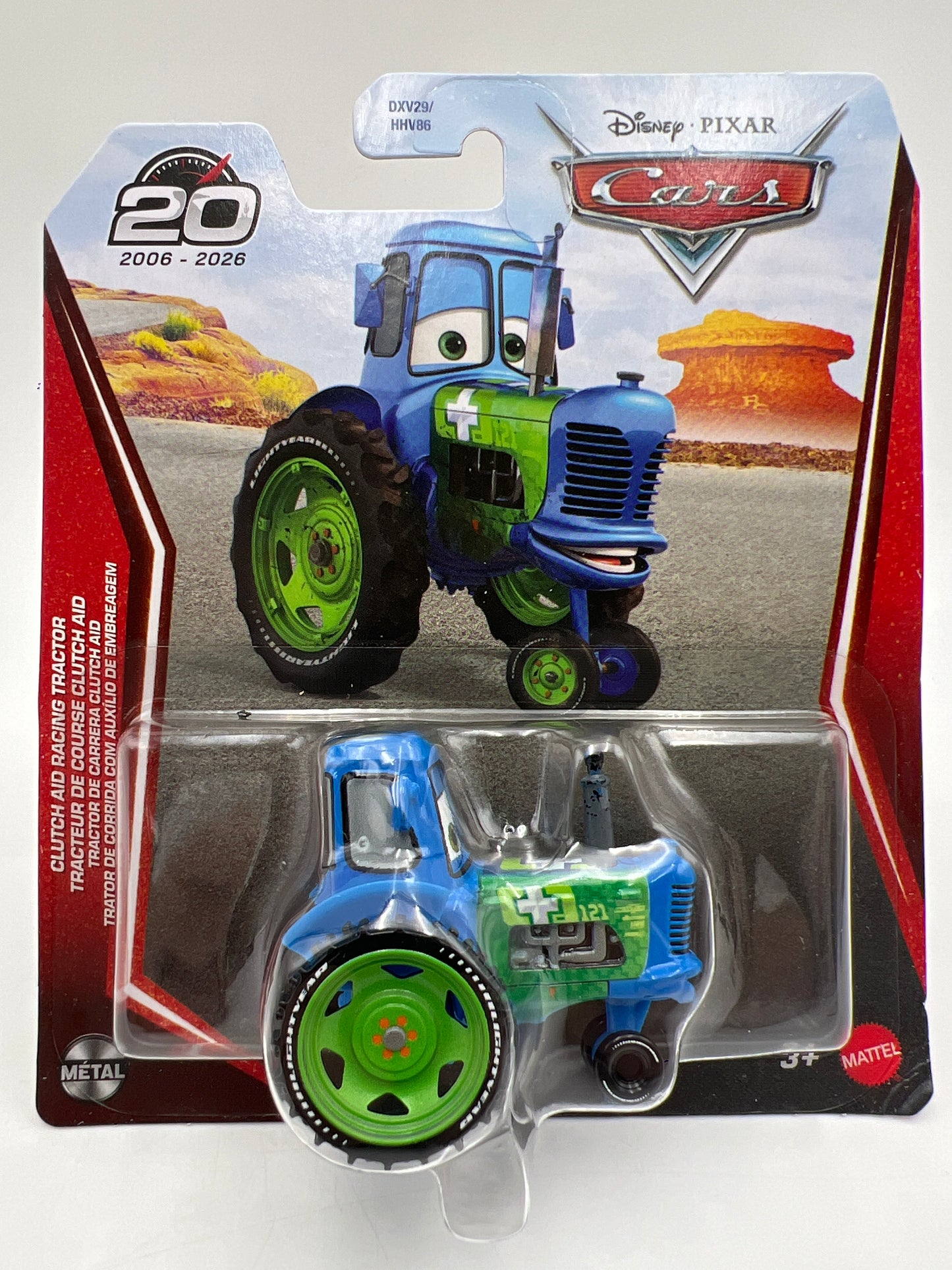 2026 Disney Pixar Cars 20 Years Clutch Aid Racing Tractor