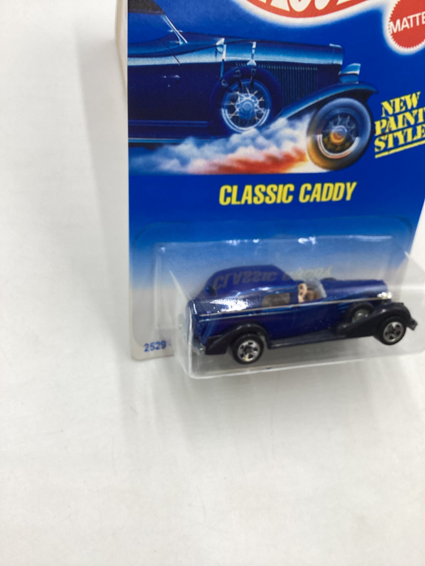 Hot Wheels Blue Card Collector No. 44 Classic Caddy Blue 5SP Wheels 238H