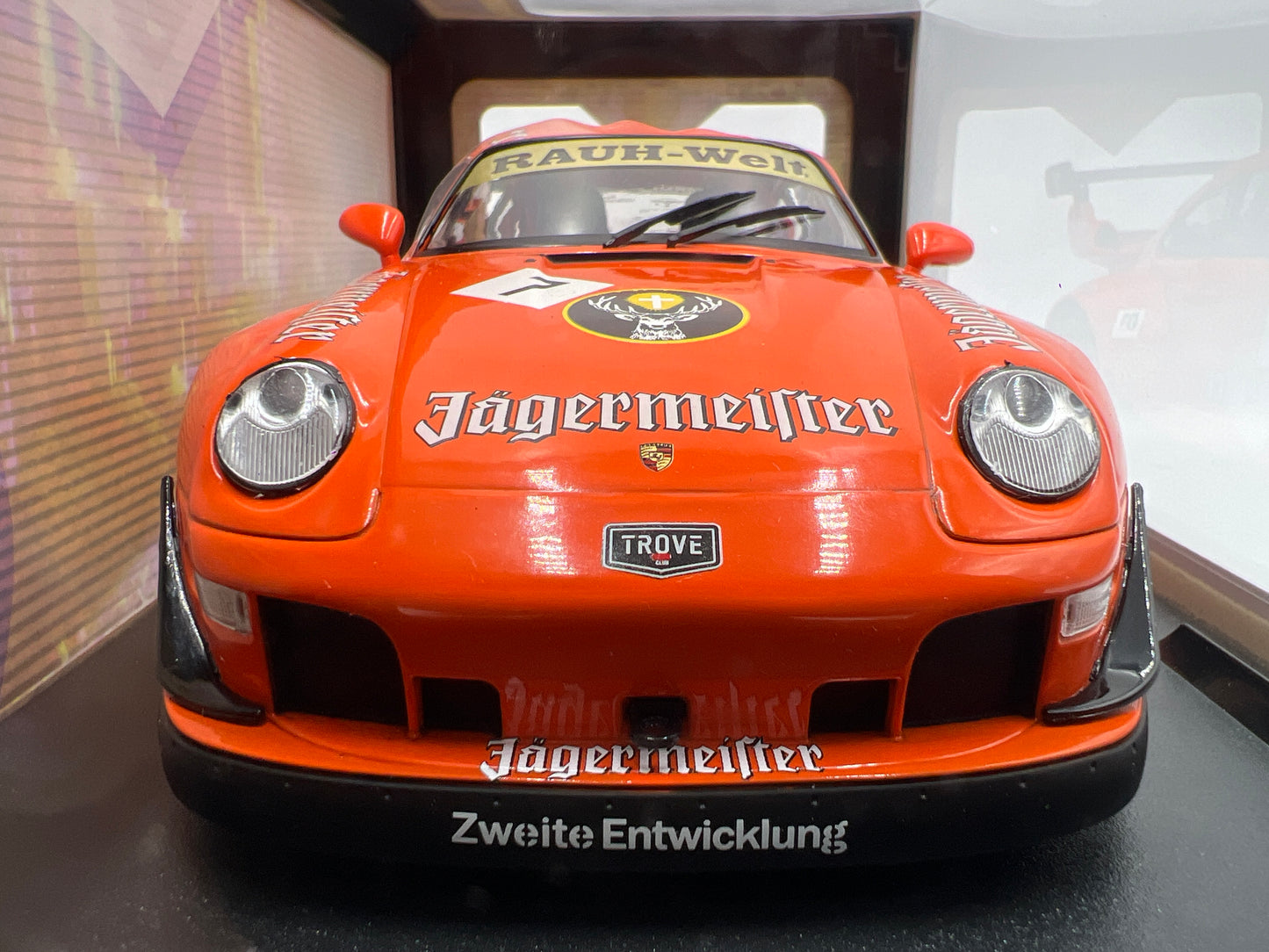 Solido 1:18 Scale Porsche RWB Jagermeister Orange