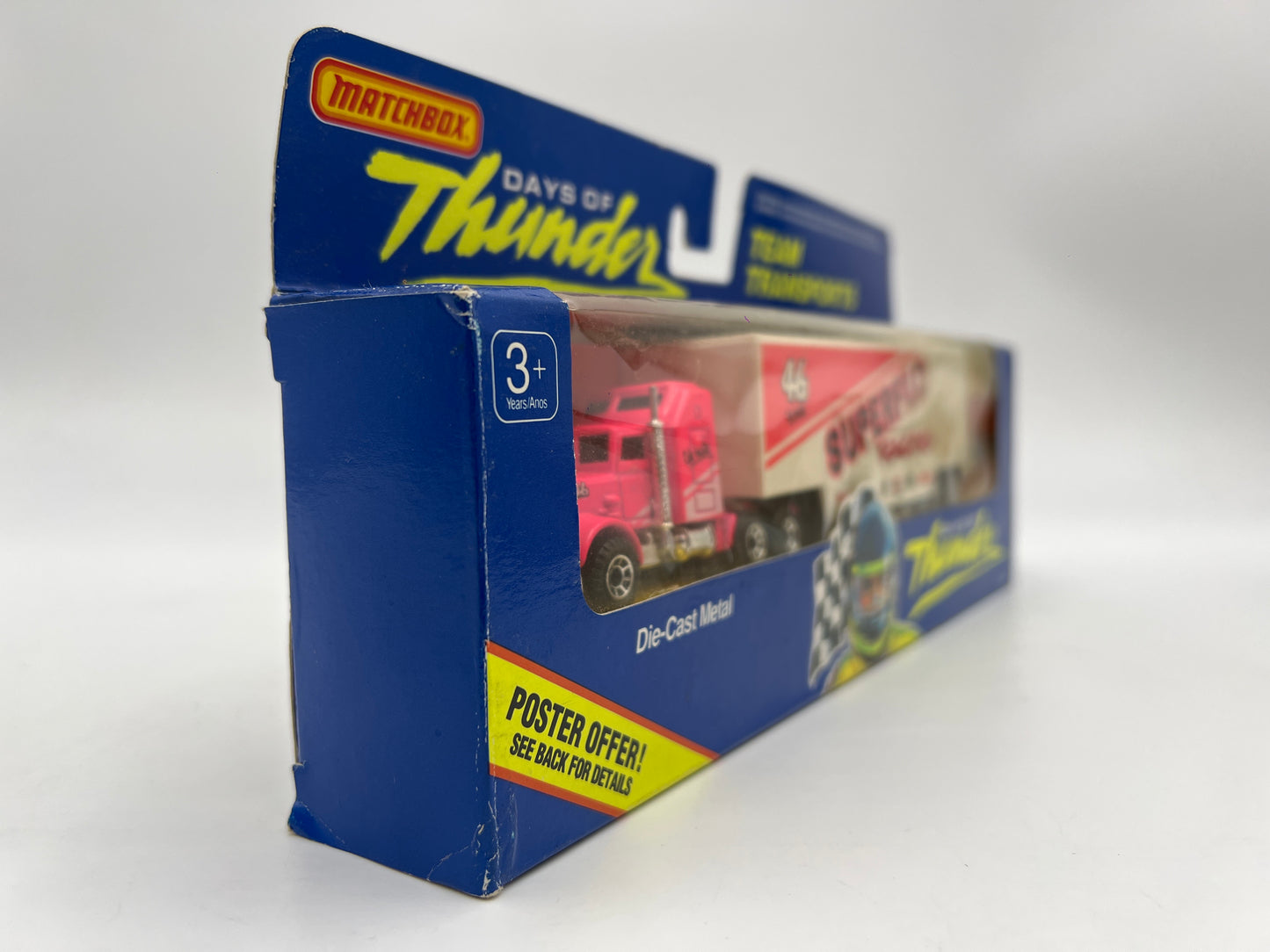Matchbox Days Of Thunder Team Transports & Race Car Superflo Racing Lot Of 2