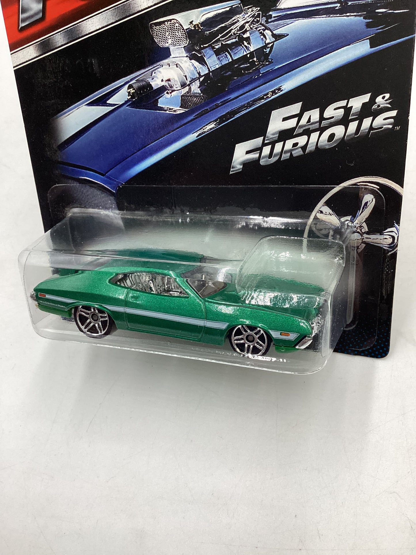 2015 Hot Wheels Fast & Furious #4 72 Ford Grand Torino Sport with protector 70G