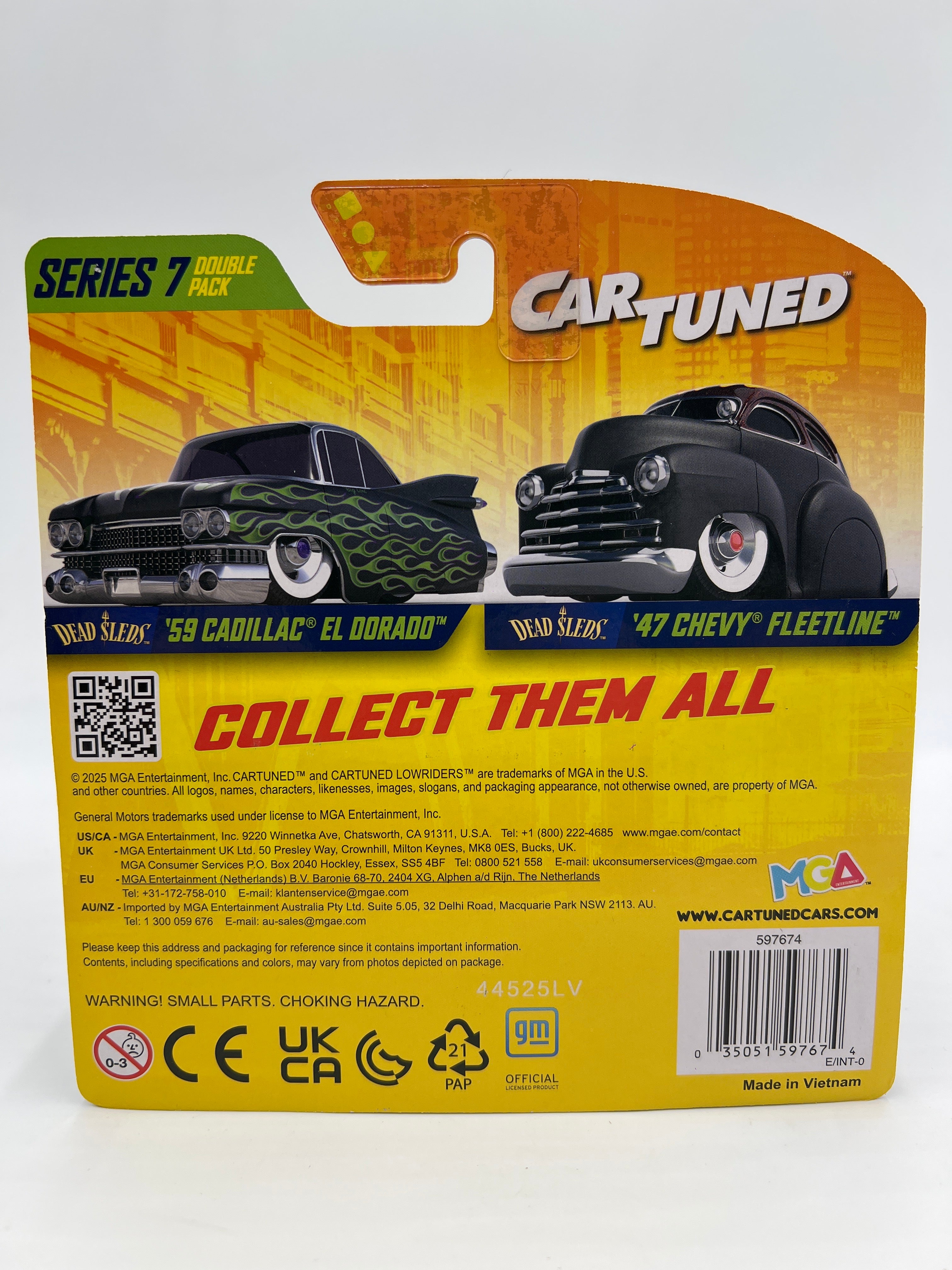 MGA Car Tuned Double Pack Series 7 Dead Sleds 59 Cadillac El