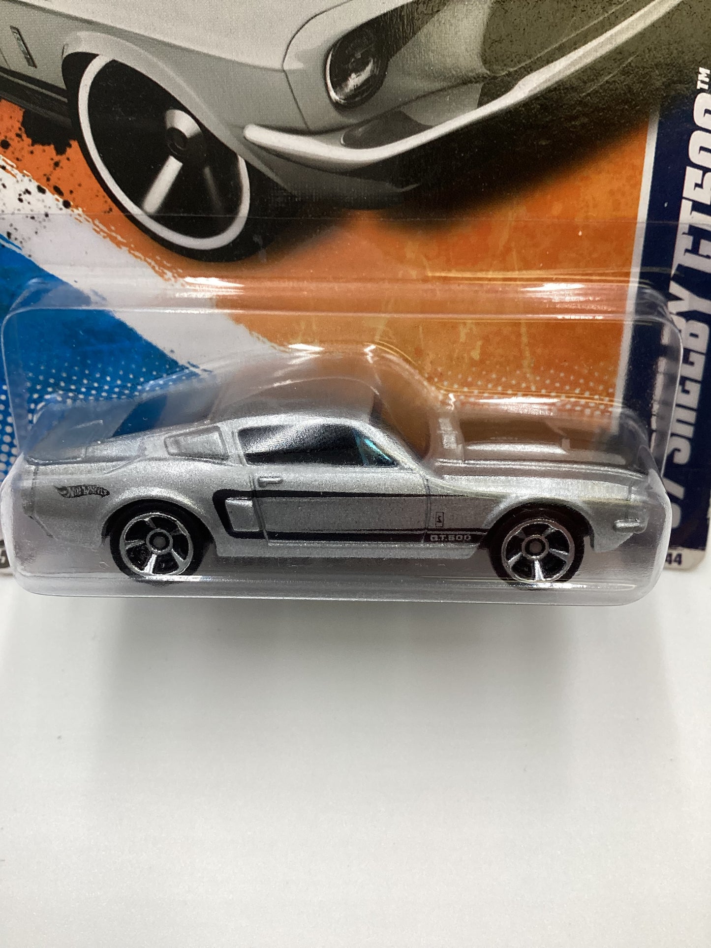 2011 Hot Wheels #101 67 Shelby GT 500 Silver 28C