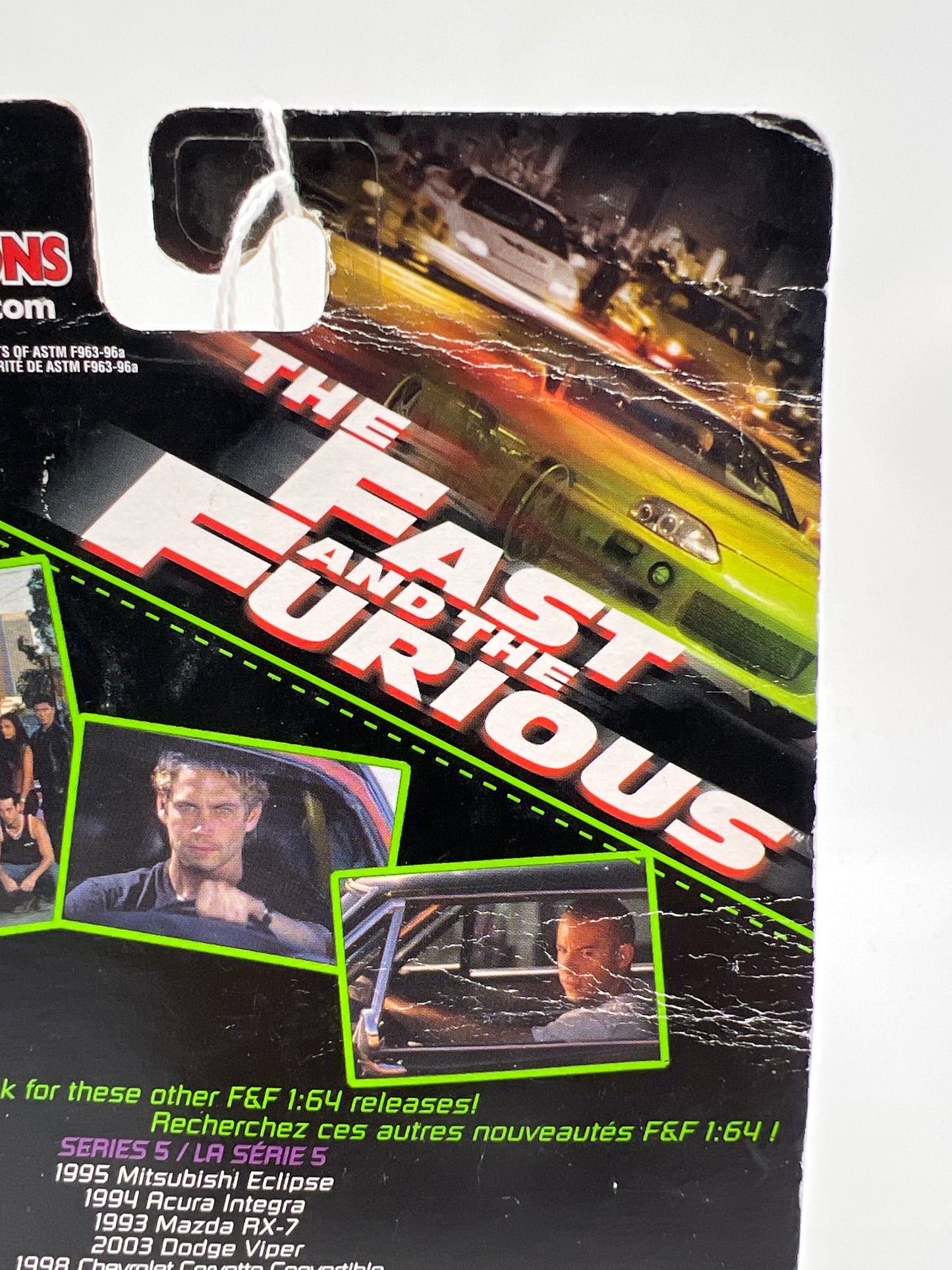 Racing Champions The Fast and Furious Series 7 1970 Dodge Charger Black Bad Card