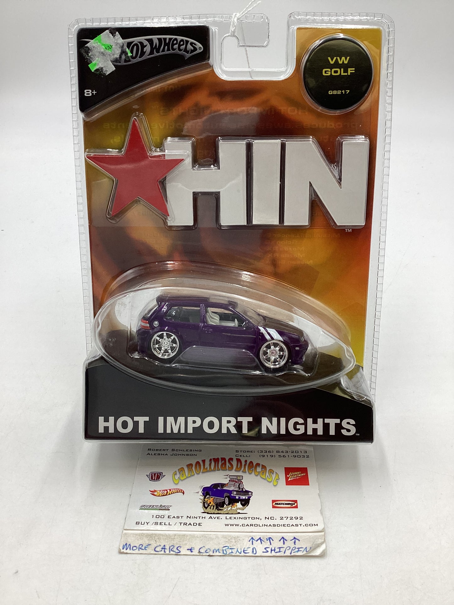 Hot Wheels Hot Import Nights Volkswagen Golf Purple