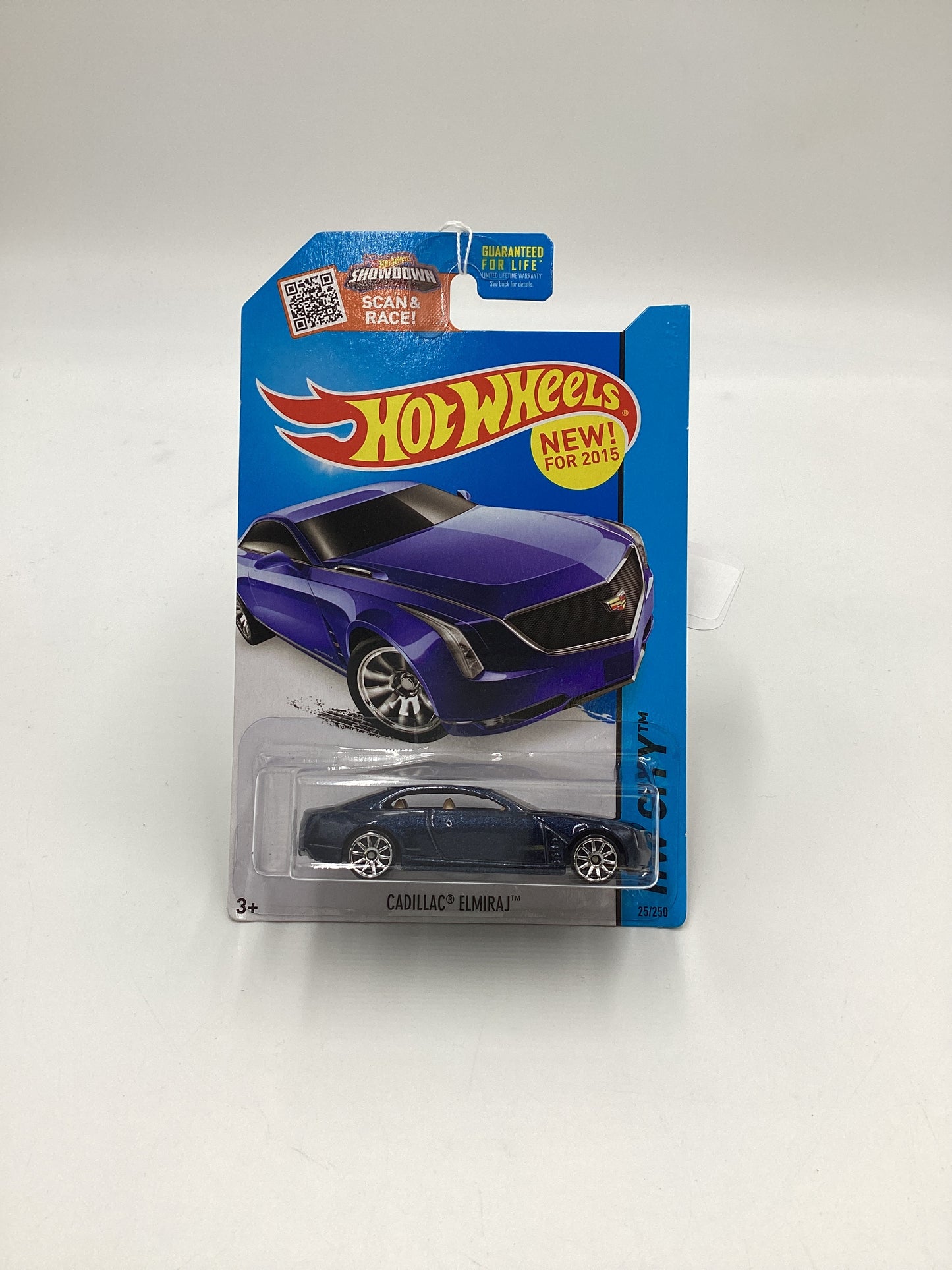 2015 Hot wheels HW City #25 Blue Cadillac Elmiraj 56D