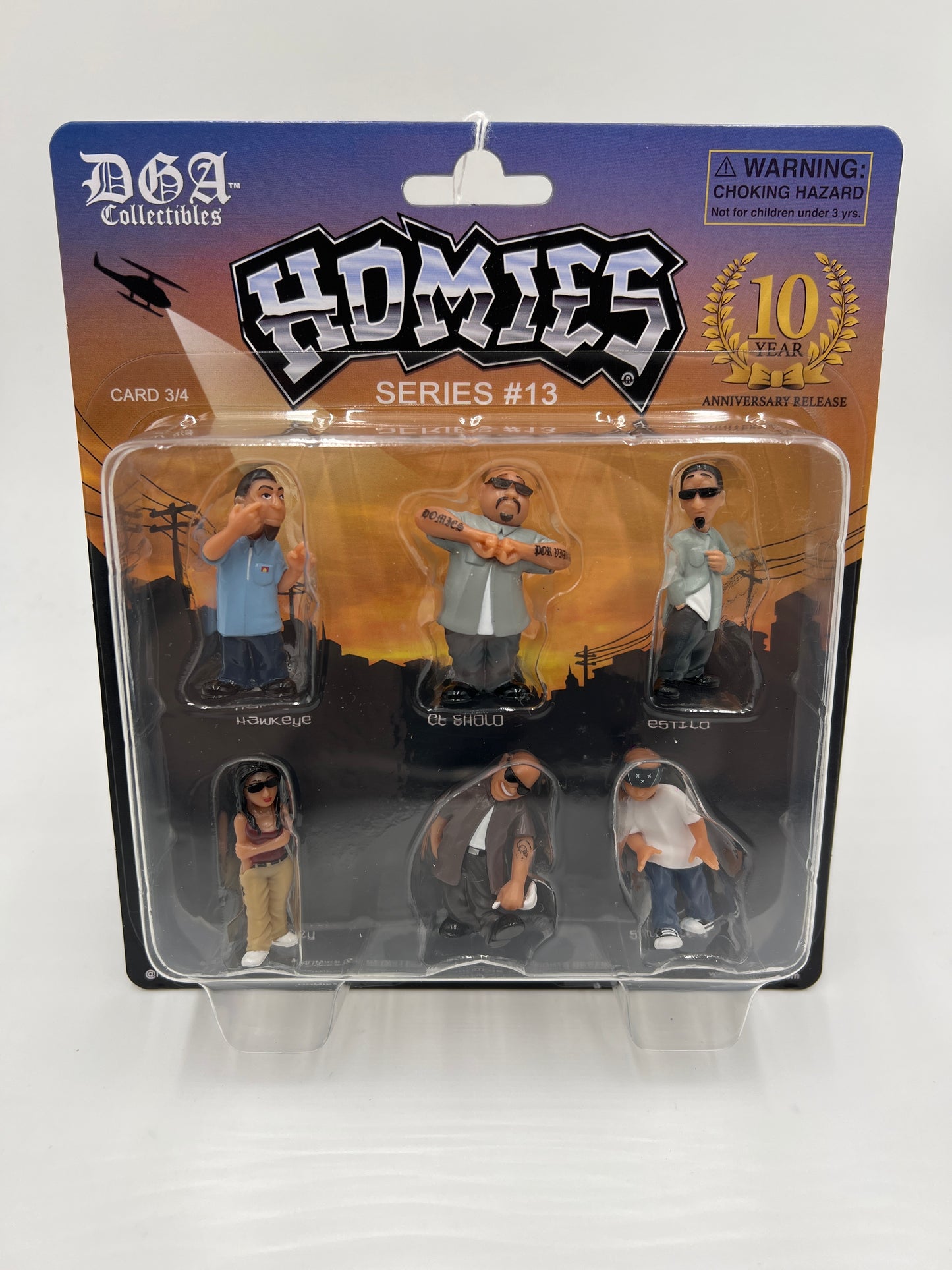 DGA Collectibles Homies 10 Year Anniversary Release Series #13 Card 3/4 178C