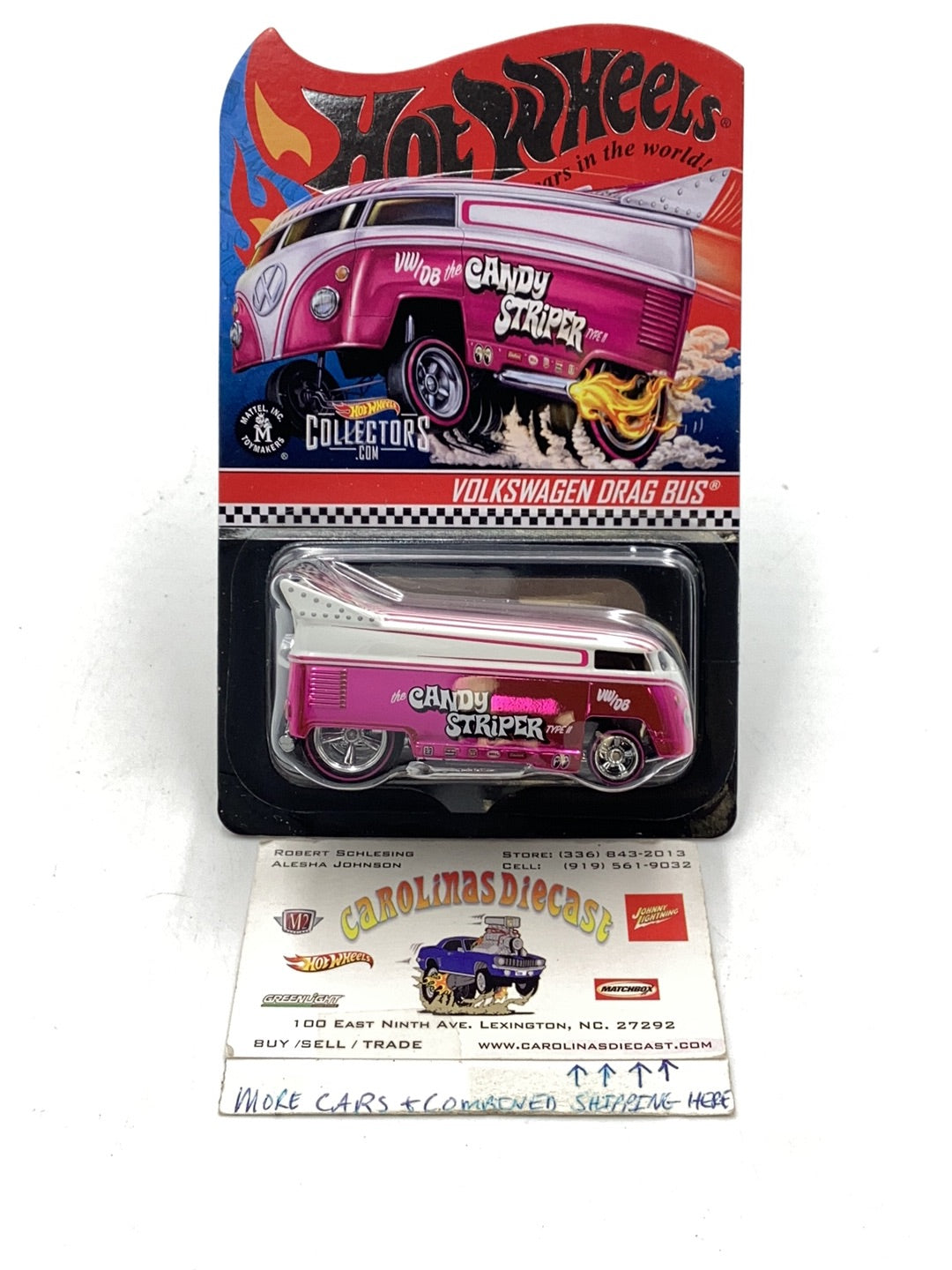 Hot wheels redline club Volkswagen Drag Bus Candy Striper 19427/20000