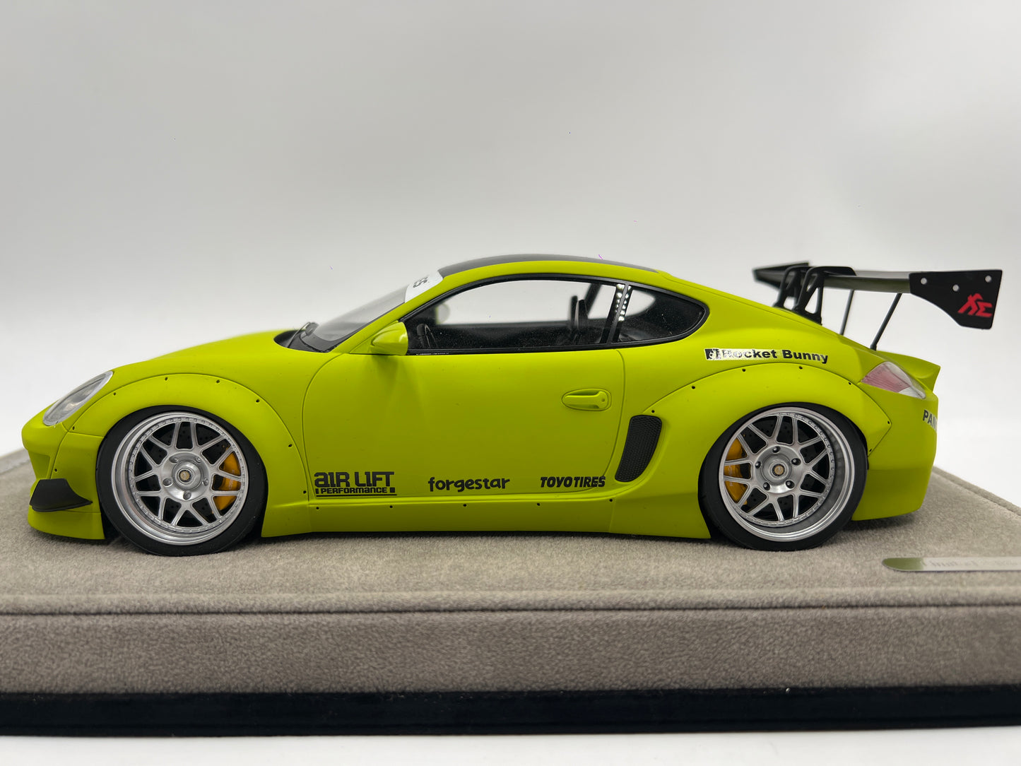 RARE #4/10 Made AutoBarn AB Models 1/18 Scale Porsche Cayman Rocket Bunny W/Box