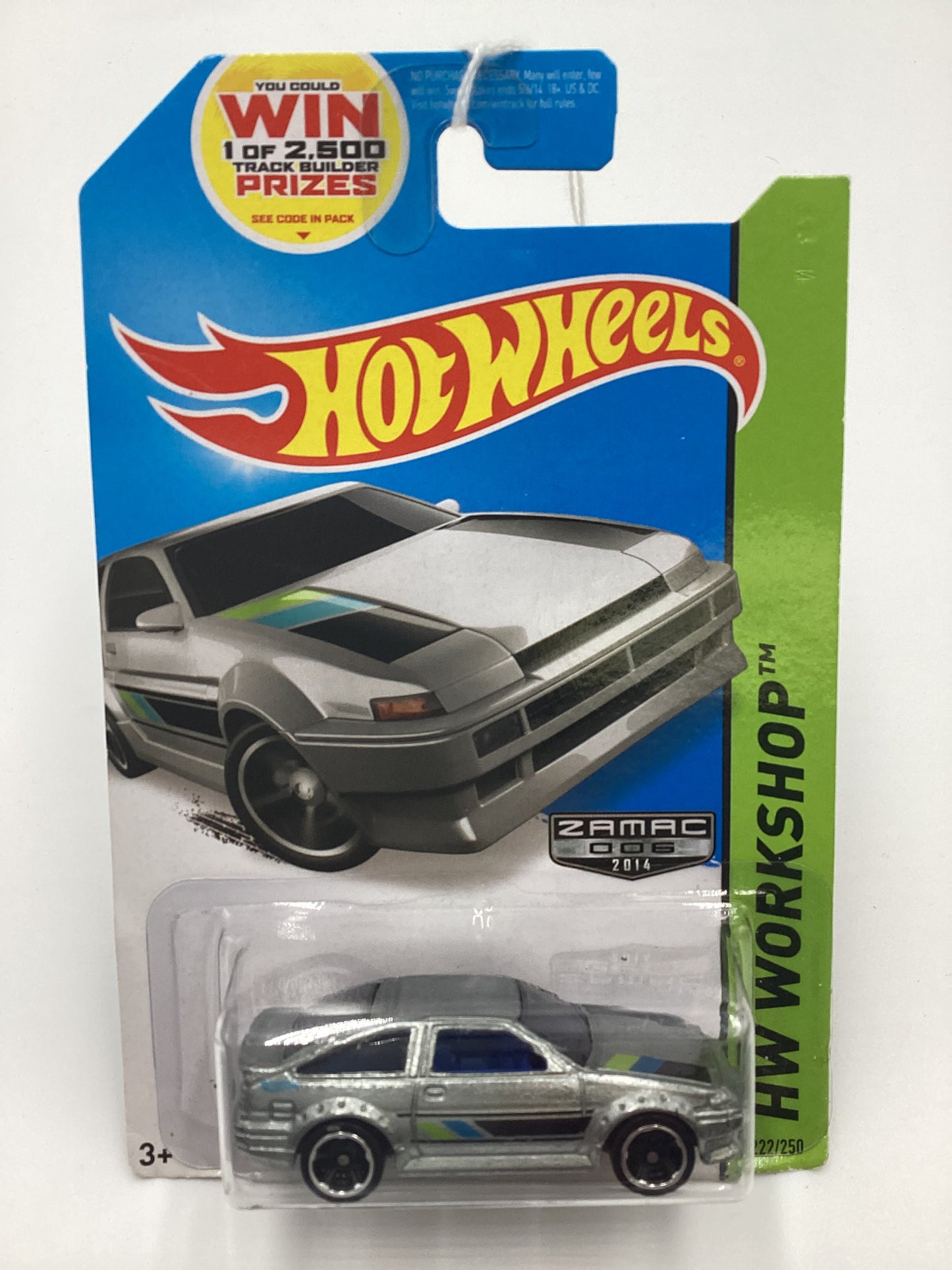 2014 Hot Wheels Zamac 006 #222 Toyota AE86 Corolla 148C