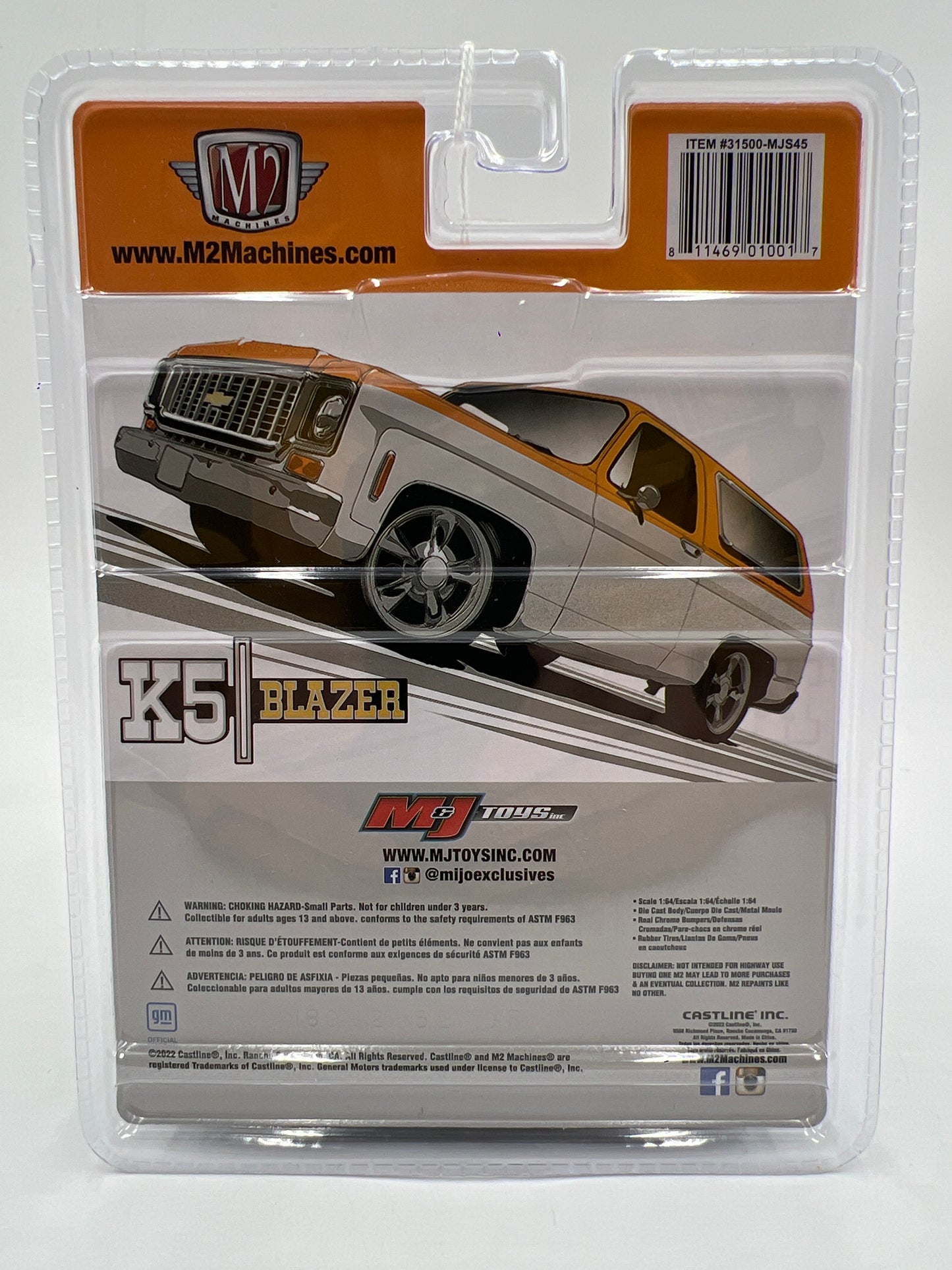 M2 Machines Mijo Exclusives 1973 Chevrolet K5 Blazer MJS45 202D