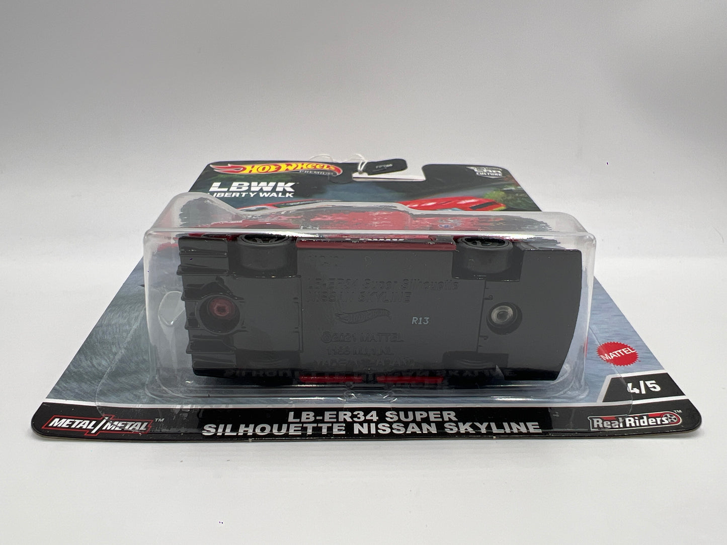 Hot Wheels Premium Mountain Drifters #4 LB-ER34 Super Silhouette Nissan Skyline Red