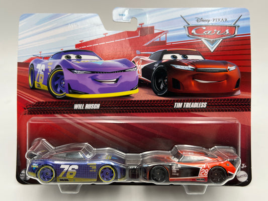 Disney Pixar Cars 2 Pack Will Rusch & Tim Treadless