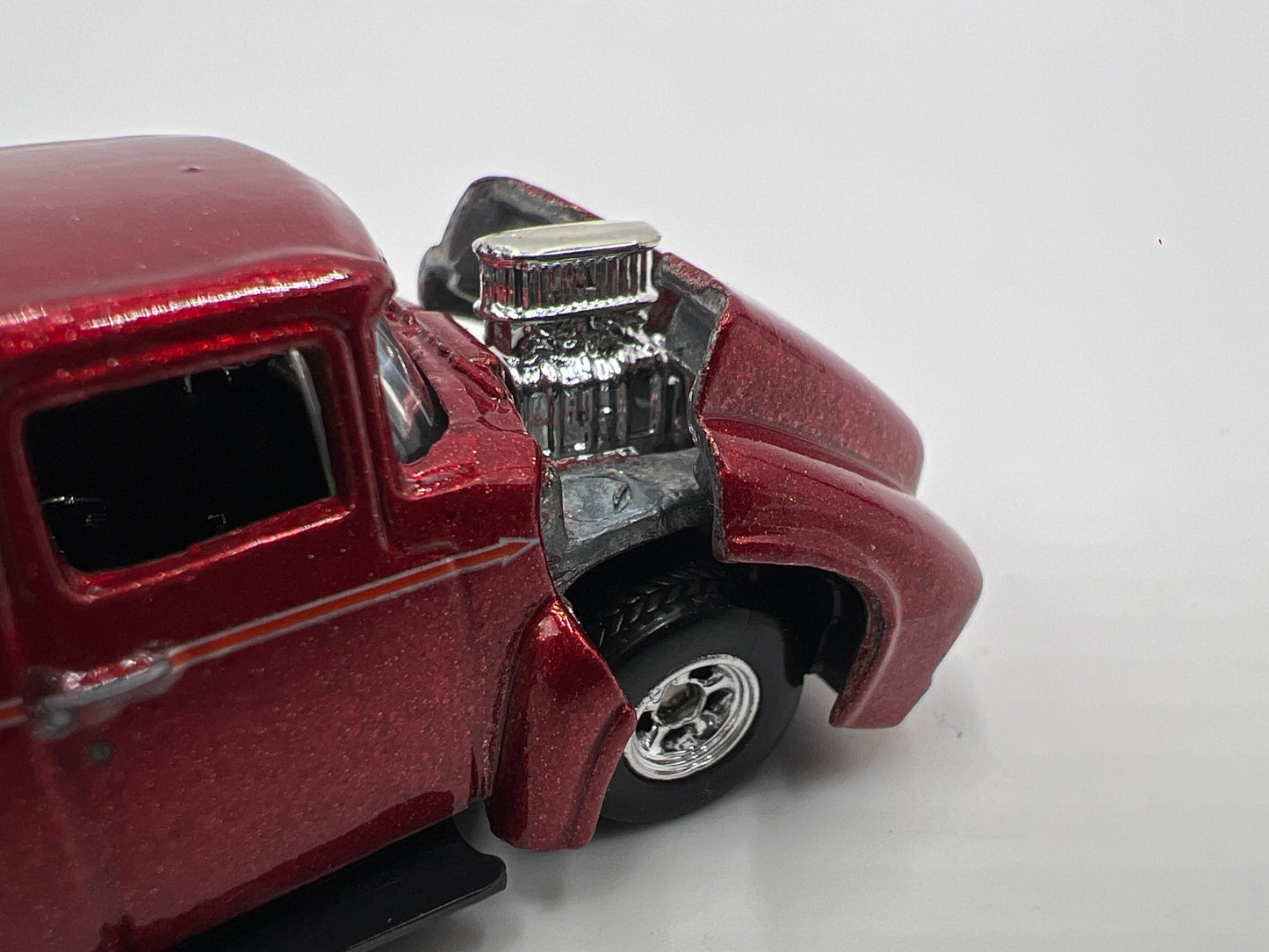 Hot Wheels 1/64 Premium 100% Custom Classic Trucks 56 Ford Red Loose