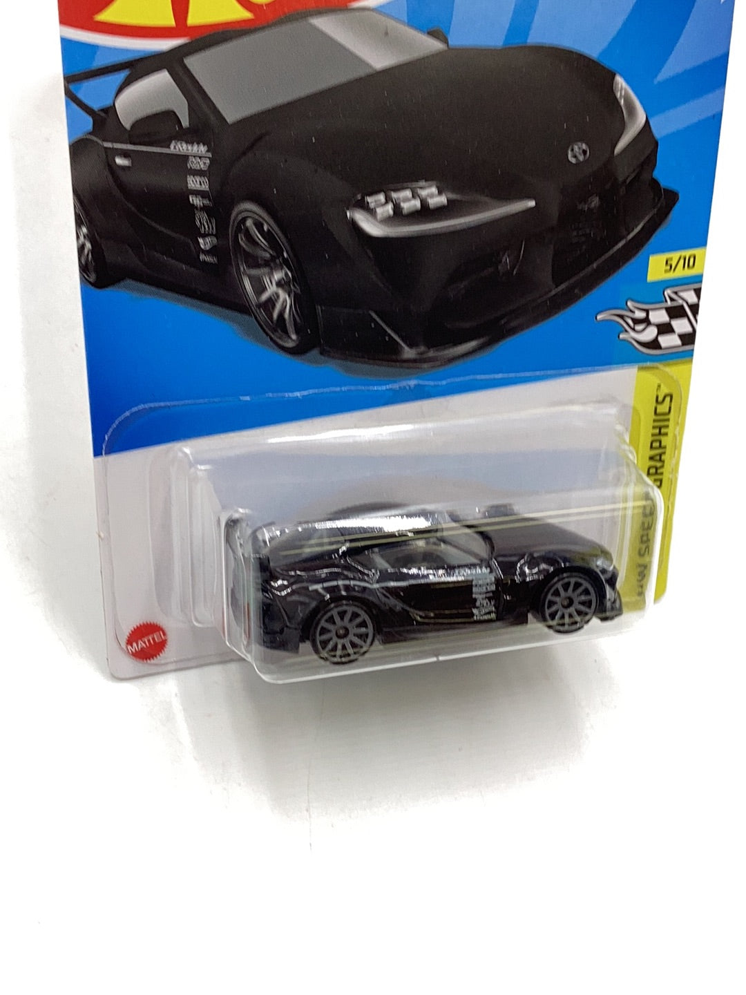 Hot Wheels #160 20 Toyota GR Supra black GameStop exclusive with protector