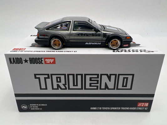 Mini GT Kaido House #218 CHASE Toyota Sprinter Trueno Kaido Street V2 Silver