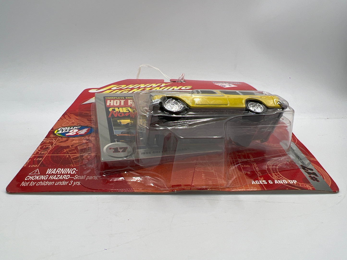 Johnny Lightning Hot Rod Magazine #17 1955 Chevy Nomad Yellow