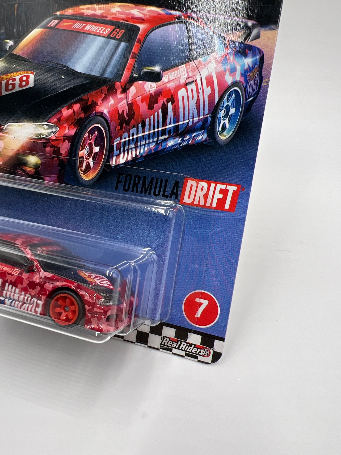 Hot Wheels Premium Boulevard #7 Nissan Silvia S15 Formula Drift W/Protector