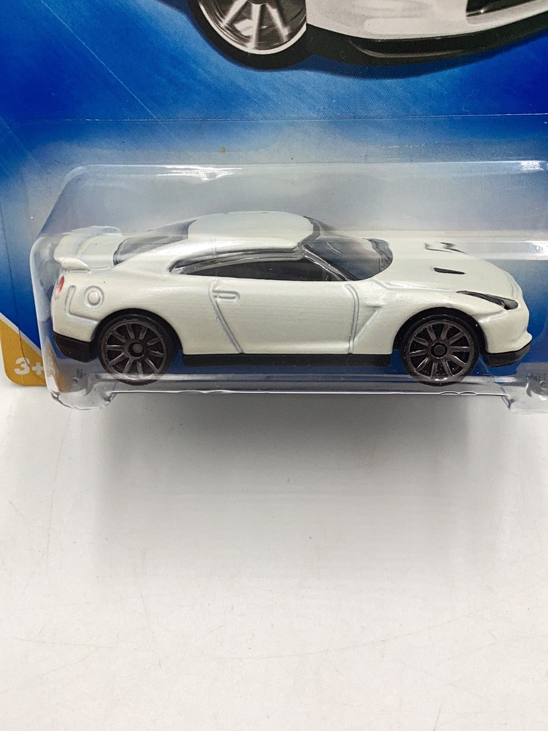 2009 Hot Wheels #1 2009 Nissan GT-R htf smoked chrome 10 spoke rims