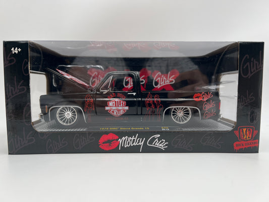 M2 Machines 1/24 Scale S45 Rock Legends Motley Crue 1976 GMC Sierra Grande 15 Black