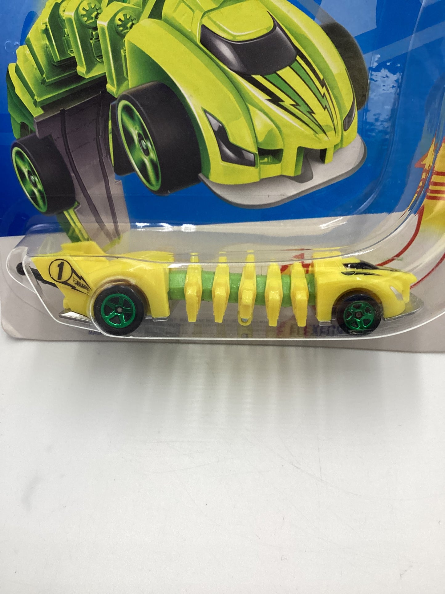 Hot Wheels Mutant Machines Flexforce Yellow