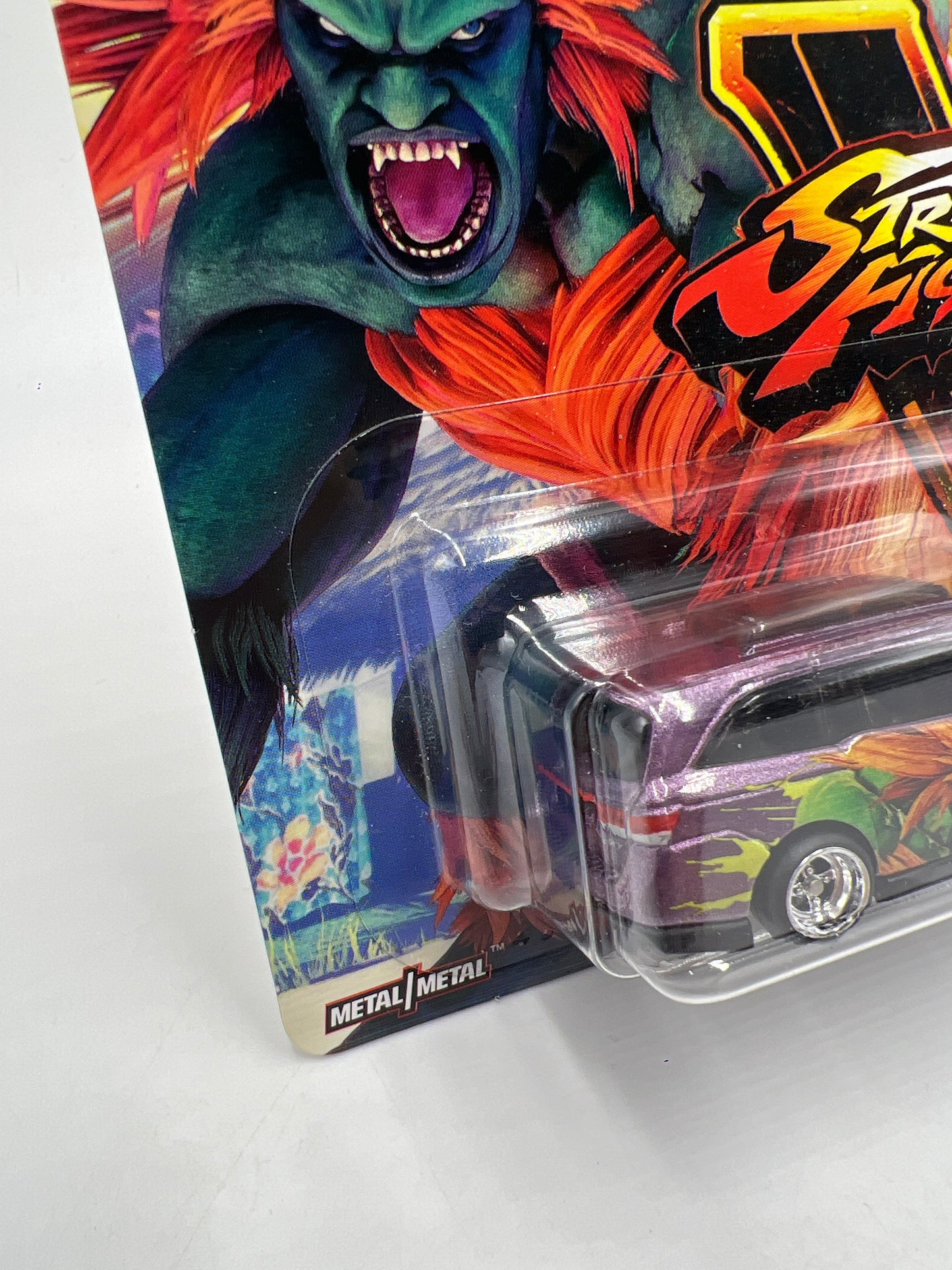 Hot Wheels Premium Capcom Street Fighter #5 Honda Odyssey Purple W/Protector