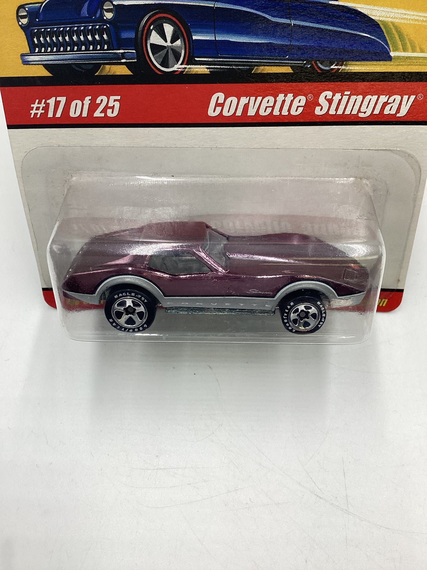 Hot Wheels Classics Series 1 #17 Corvette Stingray Purple