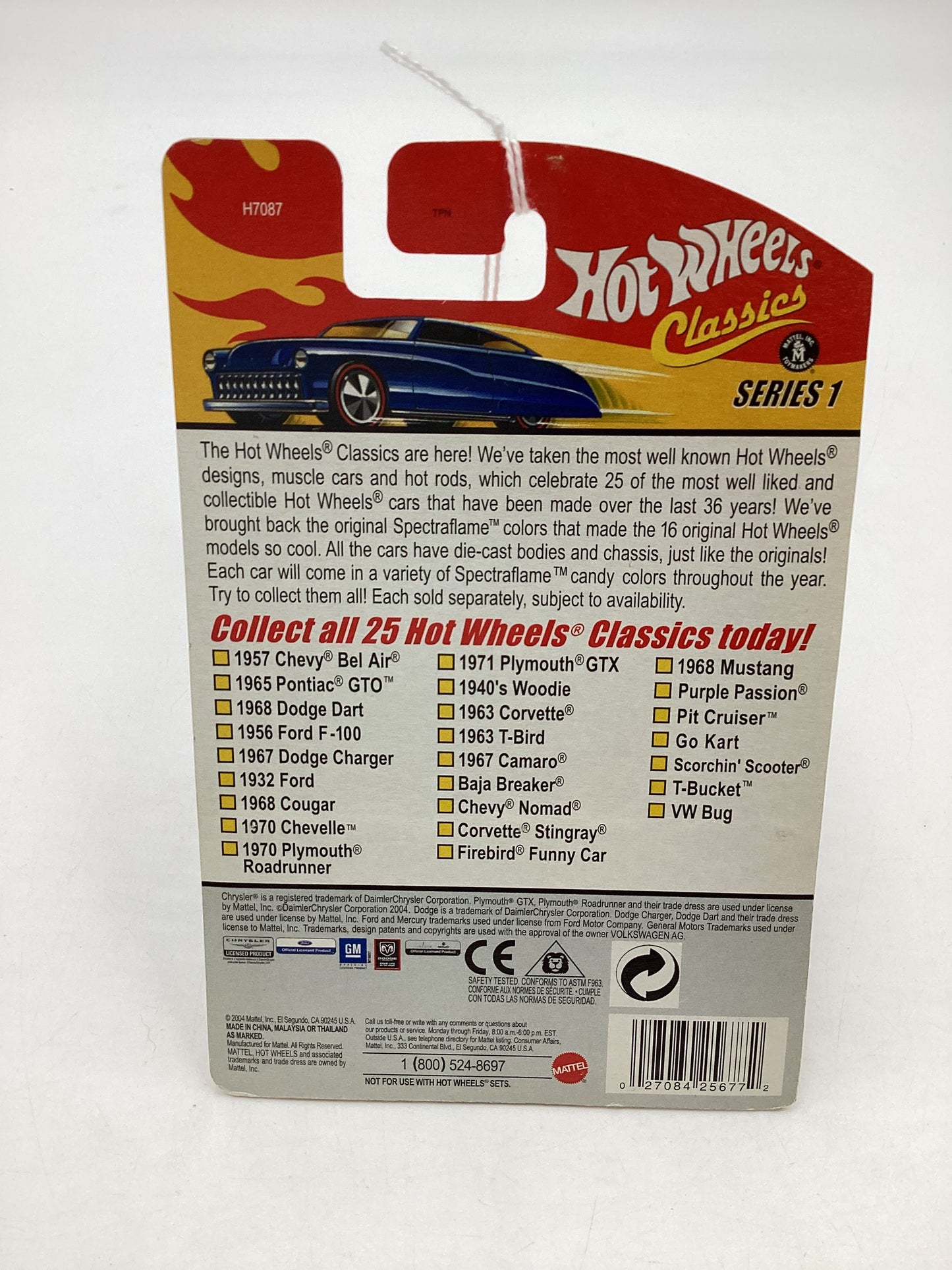 2005 Hot wheels Classics series 1 22/25 Silver Go Kart