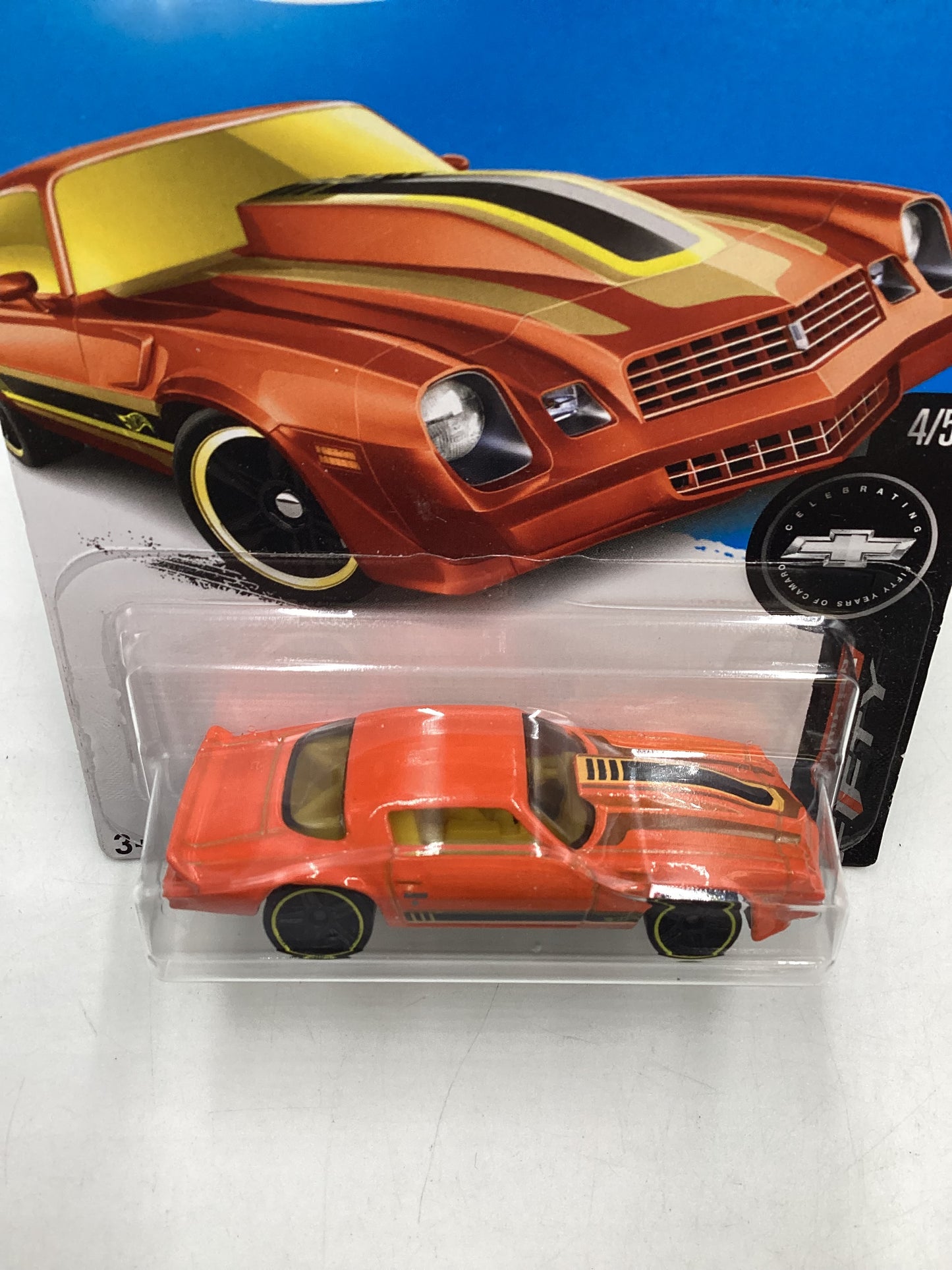 2017 Hot wheels #361 Orange 81 Camaro 14H