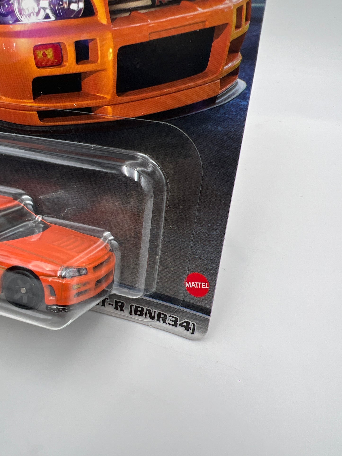 Hot Wheels Premium Fast & Furious #5 Nissan Skyline GT-R BNR34 Orange W/Protector