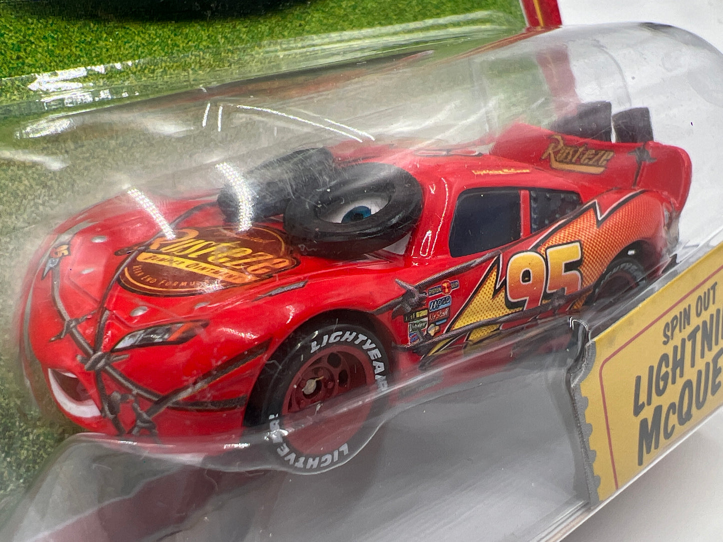 Disney Pixar Cars Race O Rama #36 Spin Out McQueen