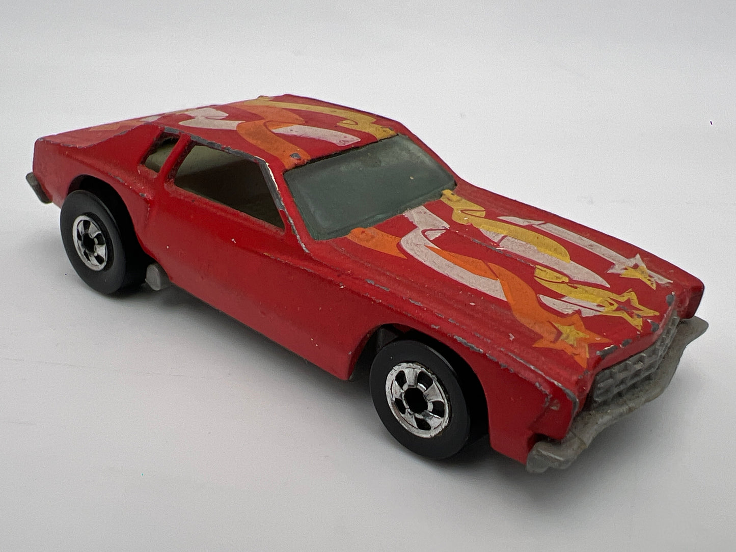 1983 Hot Wheels Blackwall Speed Machines Lowdown Monte Carlo Red Loose