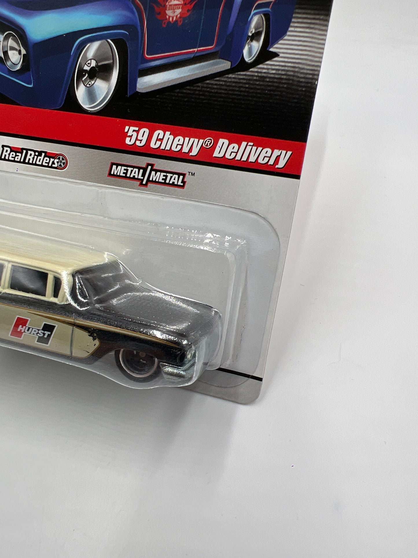 Hot Wheels Slick Rides #28 59 Chevy Delivery Hurst Cream/Black 243A
