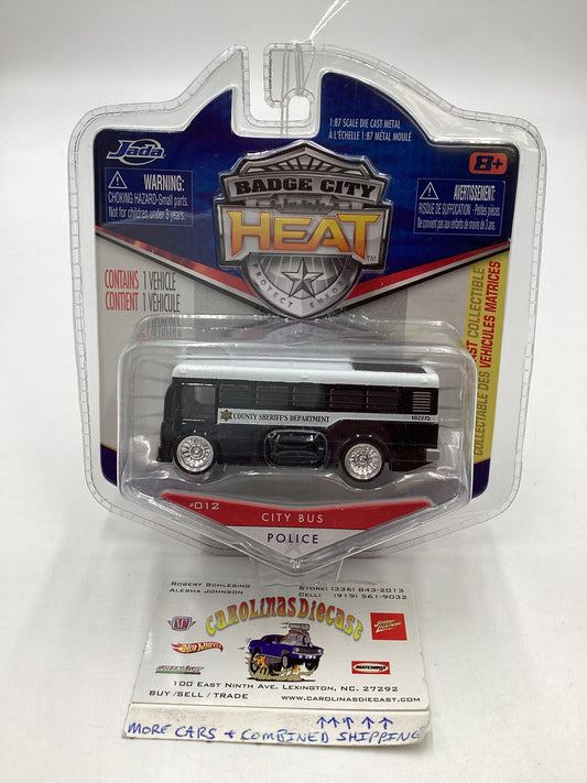 2010 Jada Badge City Heat #012 City Bus Police 214C