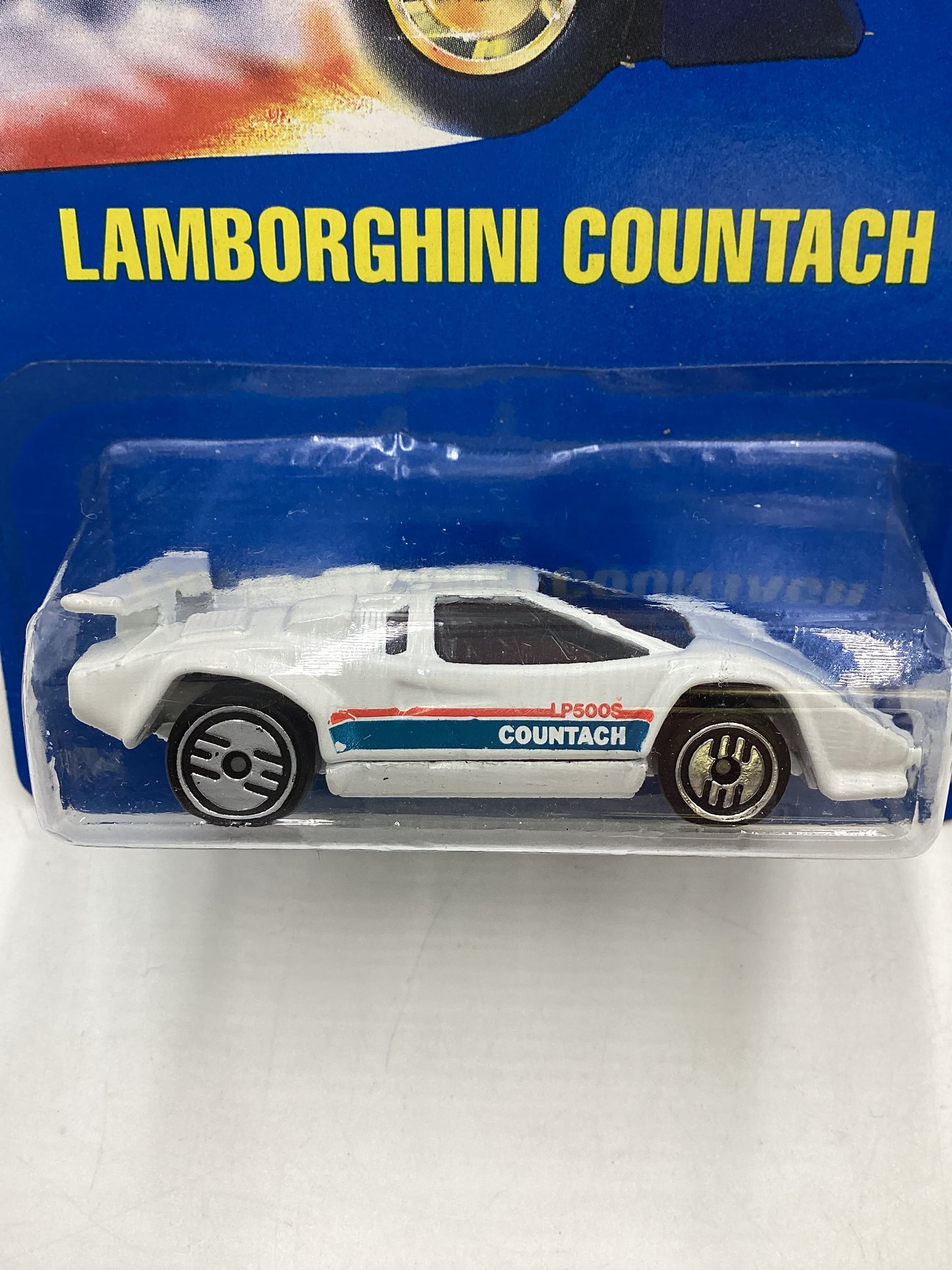 1991 Hot wheels #60 White Lamborghini Countach