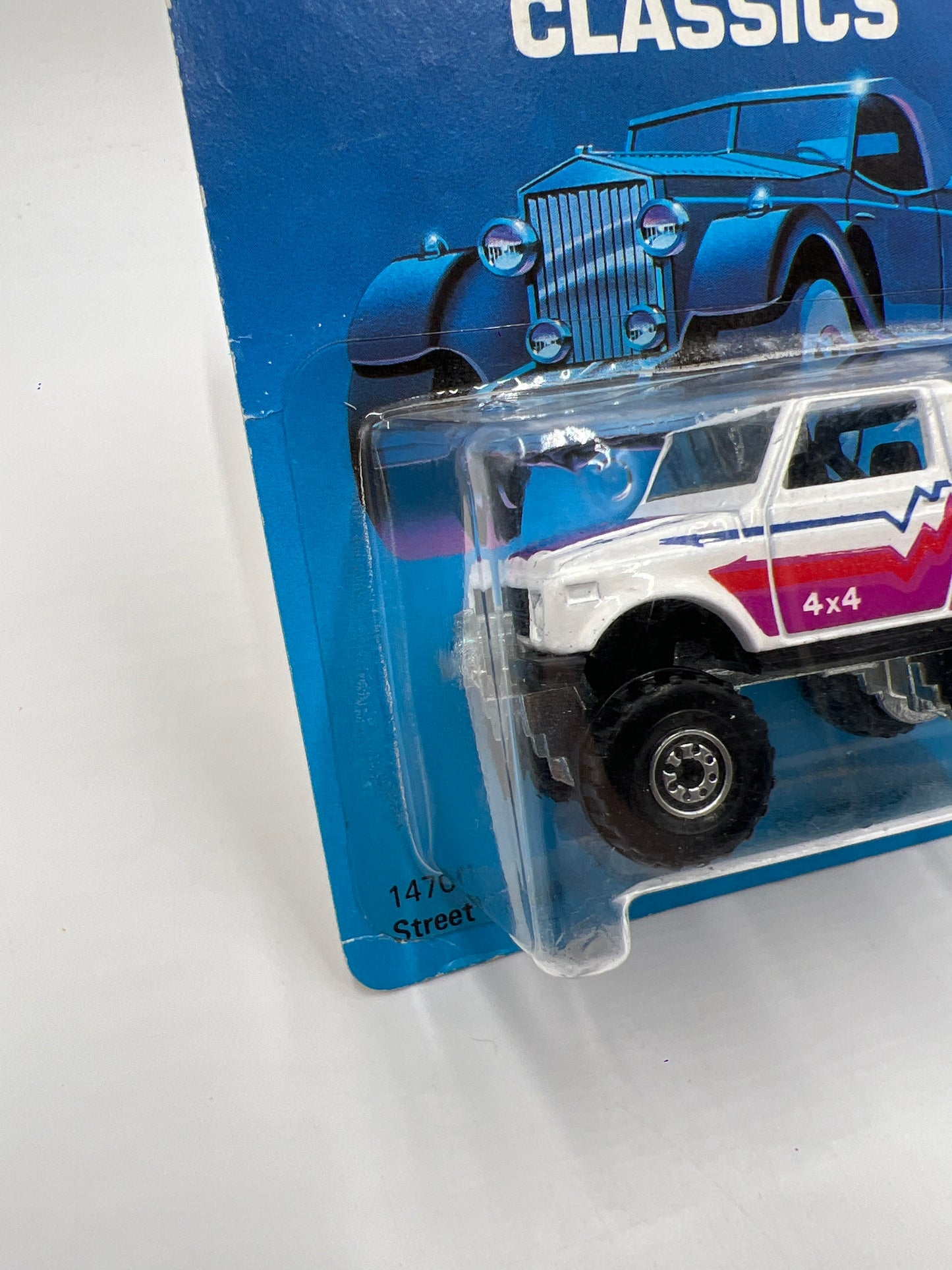 Hot Wheels Original 1988 Classics #1470 Street Roader White W/Protector