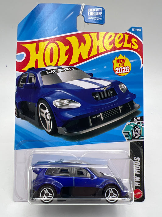2026 Hot Wheels J Case #187 PT Fast Blue