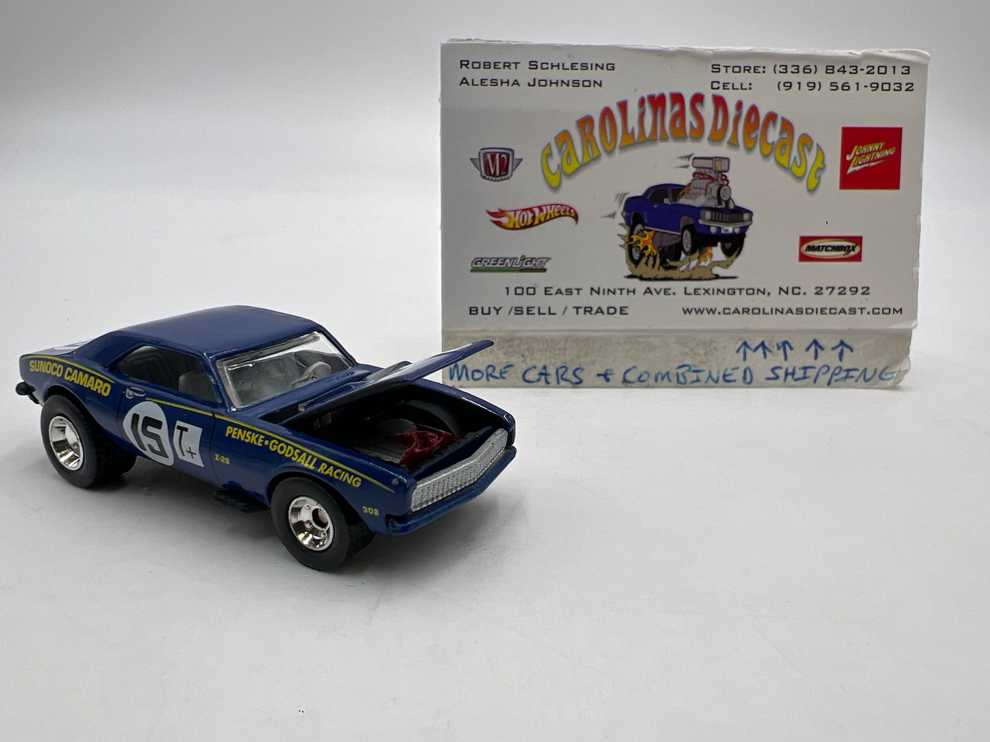 Hot Wheels 30th Anniversary Set Premium 67 Camaro Sunoco Blue Loose