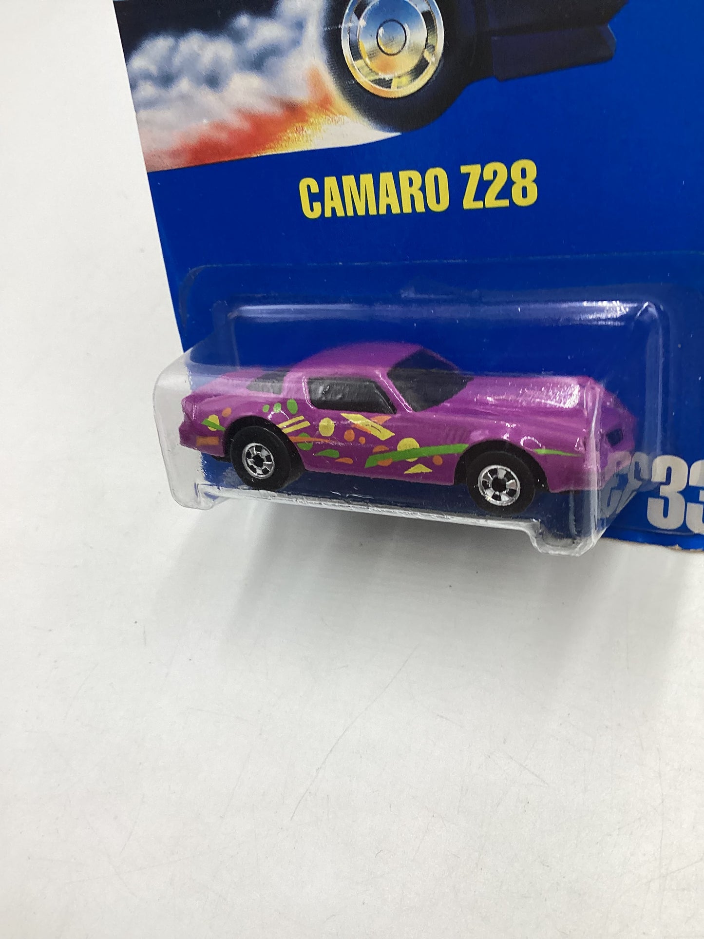 Hot Wheels Blue Card Collector No. 033 Speed Points Purple Camaro Z28 240A