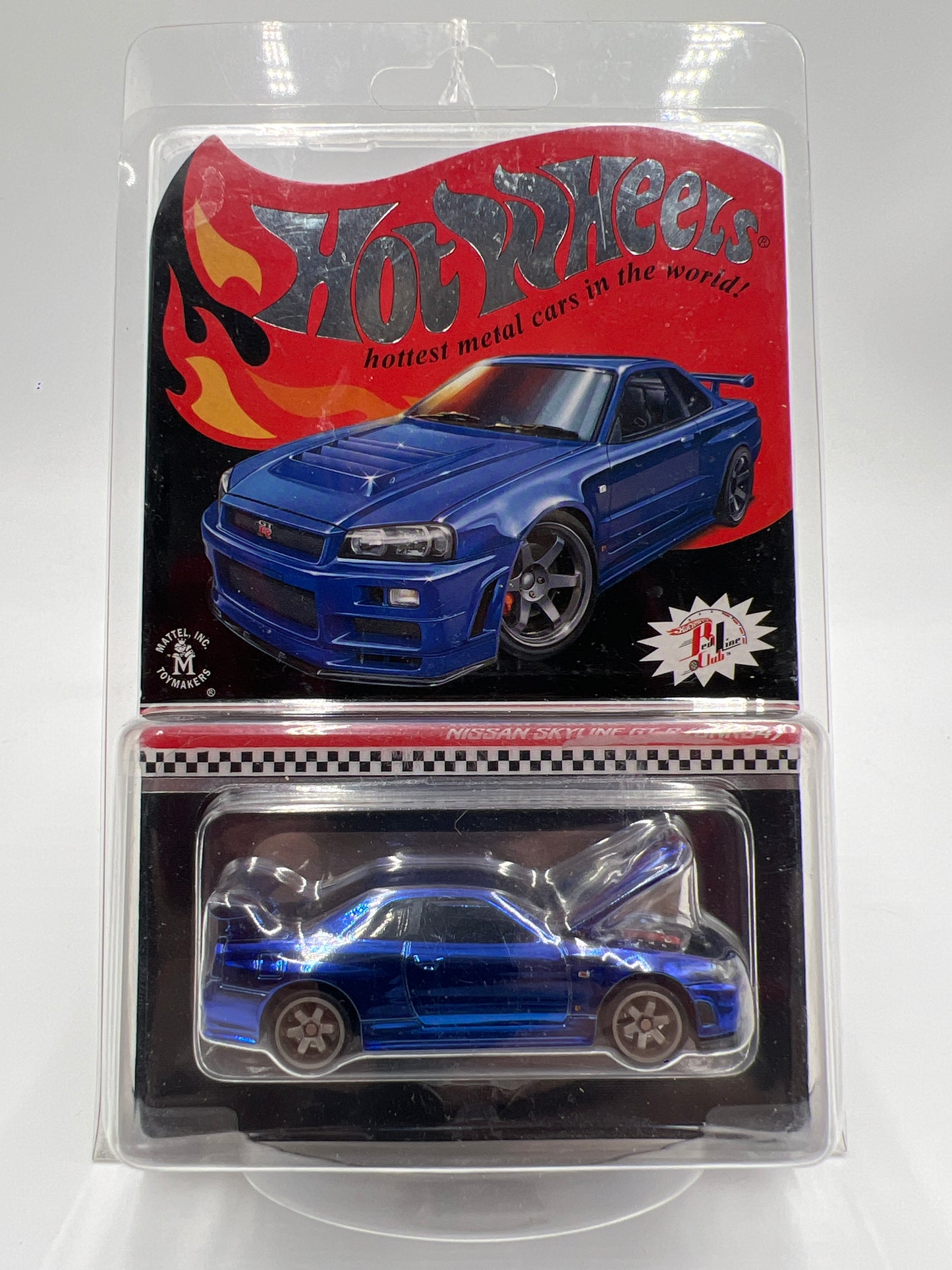 2019 Hot Wheels RLC #10433/12500 Nissan Skyline GT-R BNR34 Blue W/Protector