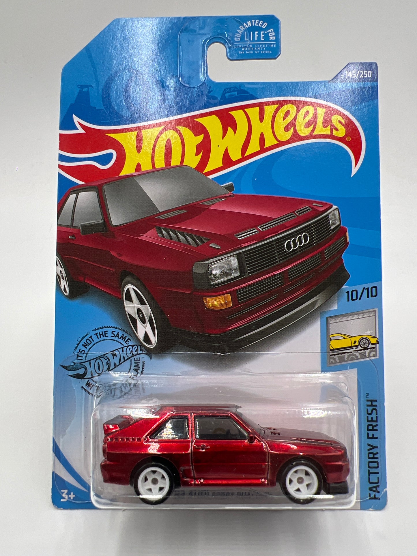 2020 Hot Wheels Super Treasure Hunt #145 84 Audi Sport Quattro Red W/Protector