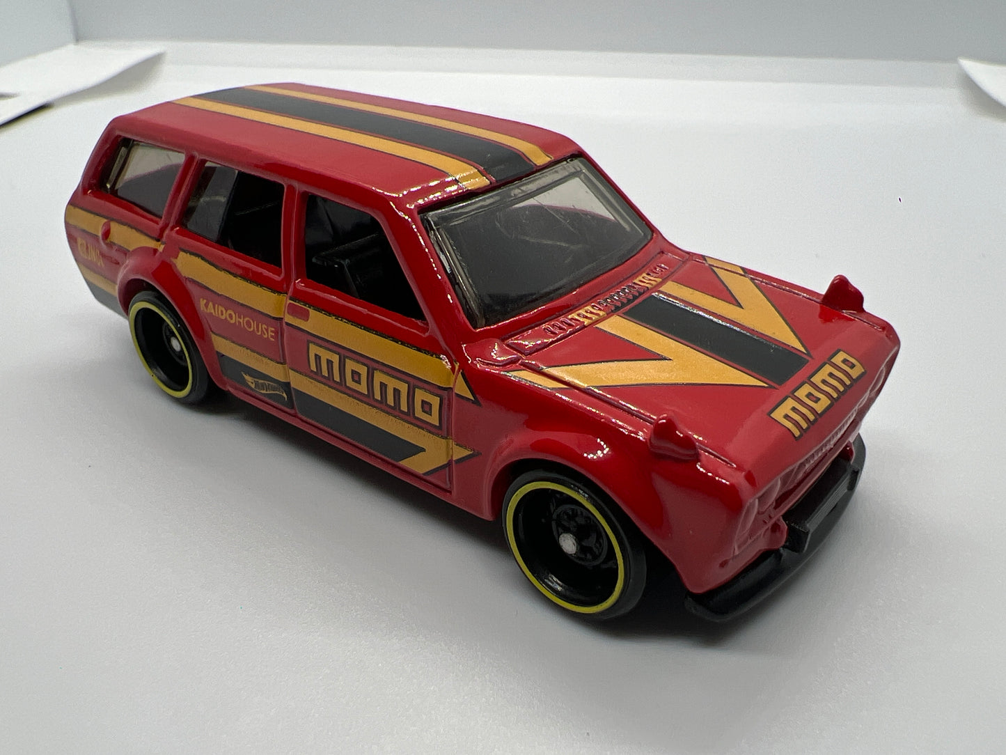 Hot Wheels 1/64 Mainline 71 Datsun 510 Wagon Momo Red Loose