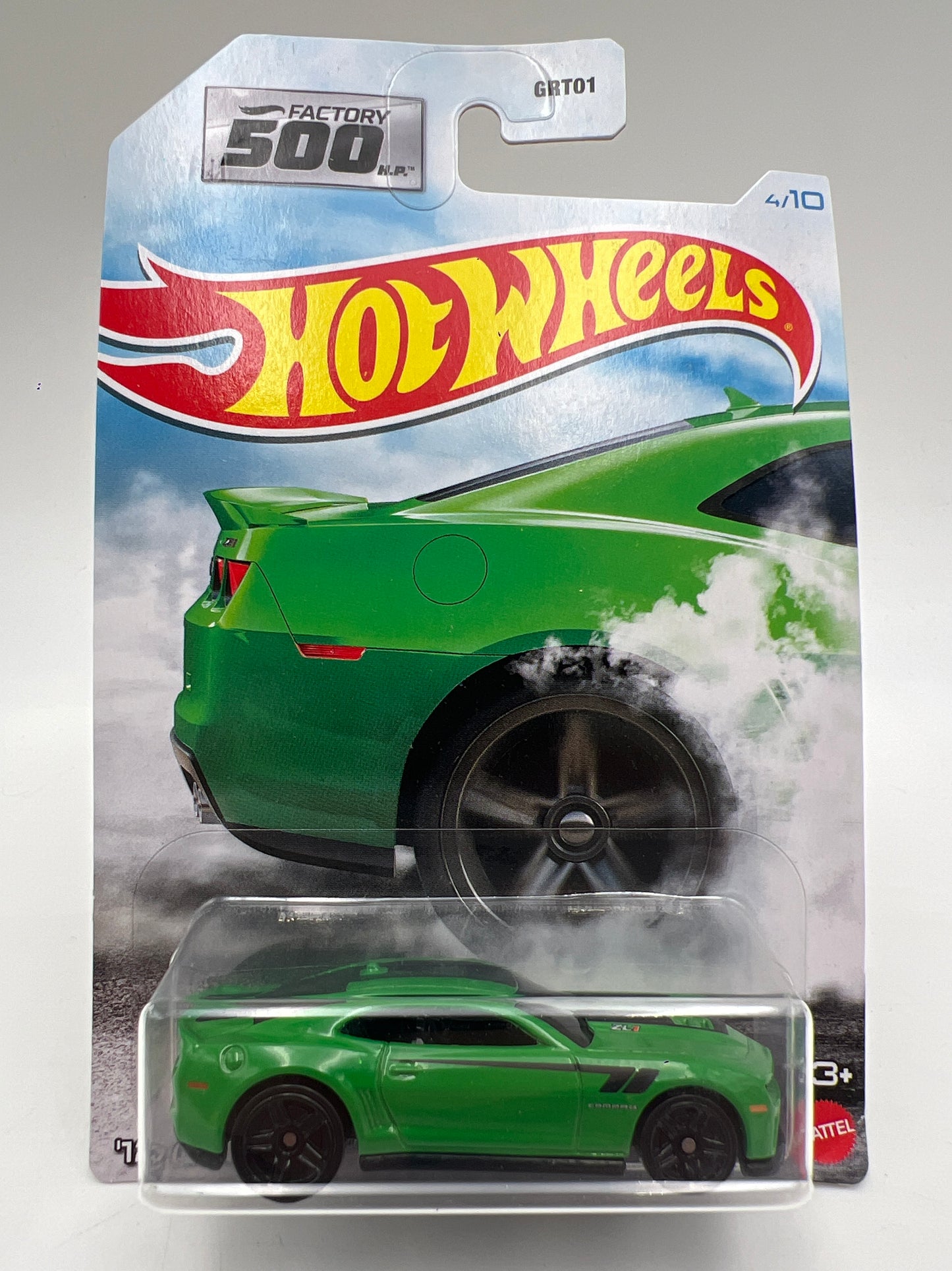 Hot Wheels Factory 500 HP #4 12 Camaro ZL1 Concept Green 167D