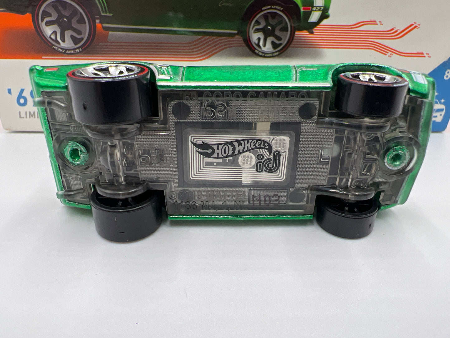 Hot Wheels iD Factory Fresh Series 2 #2 69 Copo Camaro Green Opened