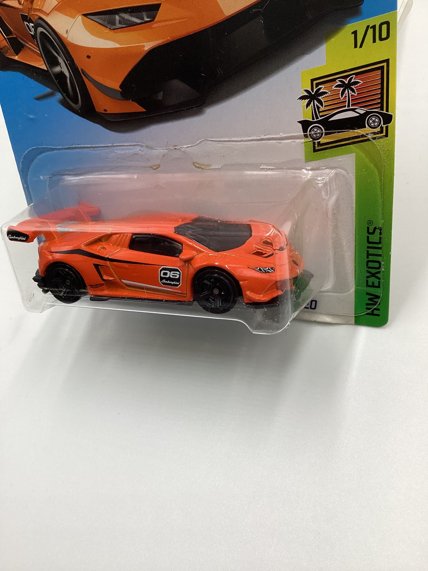 2018 Hot Wheels #268 Lamborghini Huracan LP 620-2 Super Trofeo Orange 101C