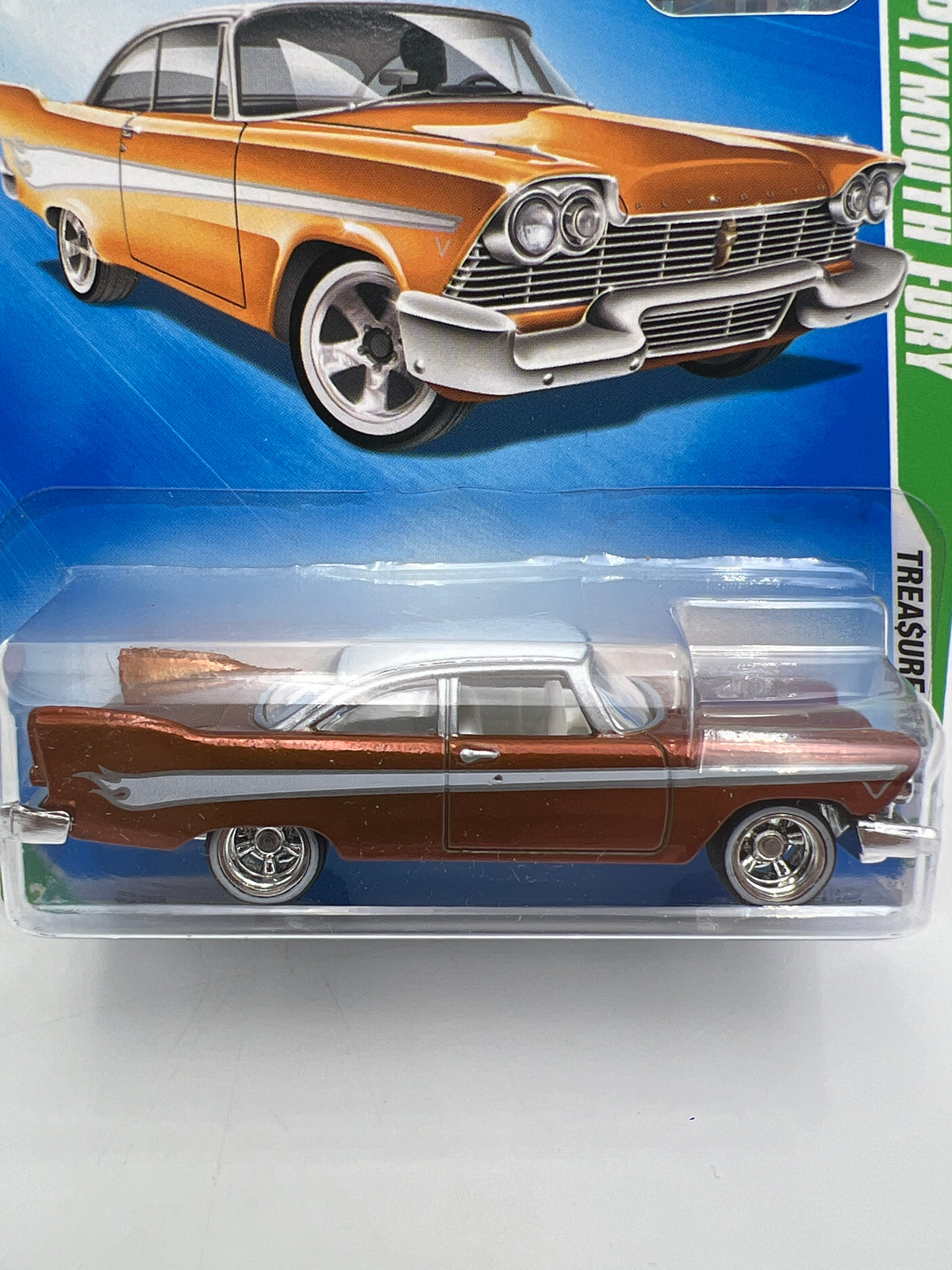 2009 Hot Wheels Factory Sealed Super Treasure Hunt #52 55 Chevy Pink W/Protector