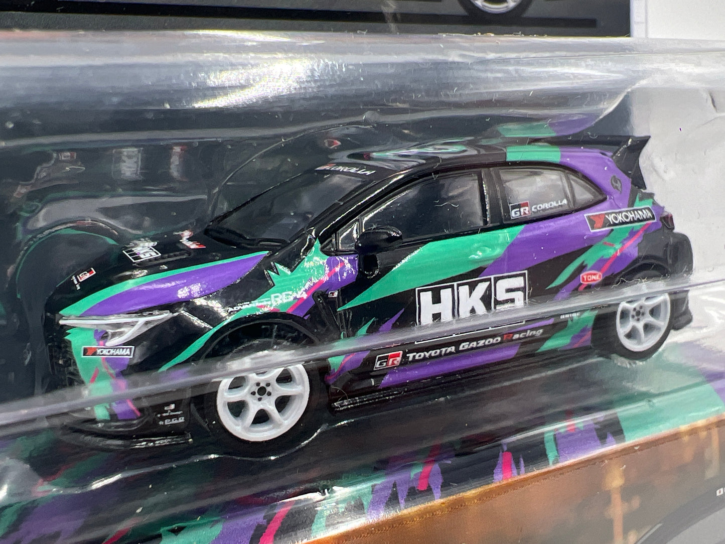 Tarmac Works Mijo Exclusives #66 HKS Toyota GR Corolla 238D