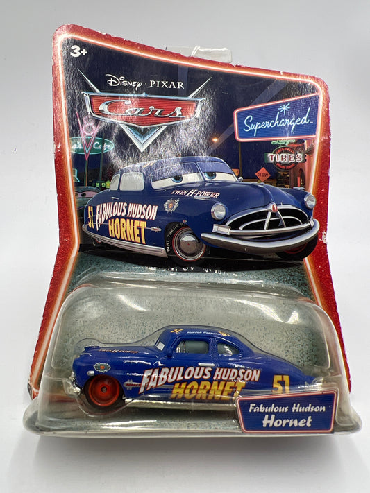 Disney Pixar Cars Supercharged Fabulous Hudson Hornet W/Red Wheels 1 140B